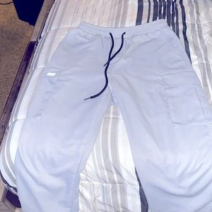 SHEIN polyester gray pants with big pockets.